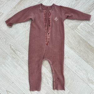 Bobo chooses vintage red jumpsuit / onesie 18-24 months